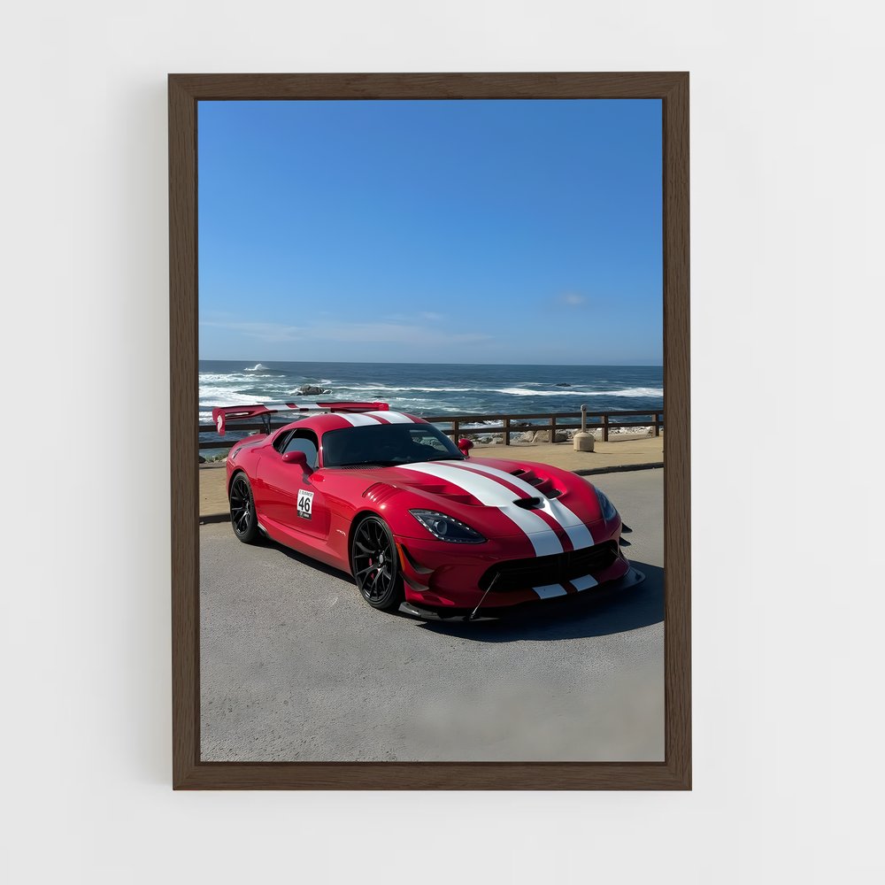 Poster Viper Sur La Plage – affiche Dodge (vue 5)